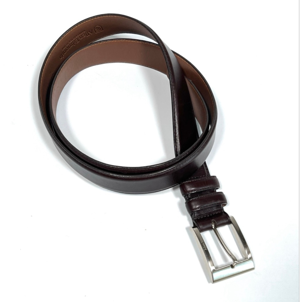Allen Edmonds Mens Belt Brown Leather Belt 107/42 39507